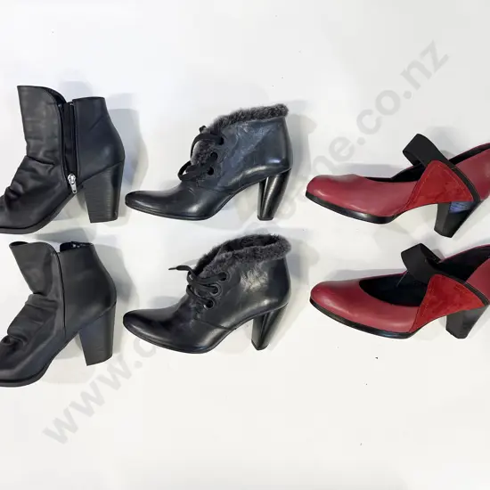 Three Pairs of Ladies Shoes