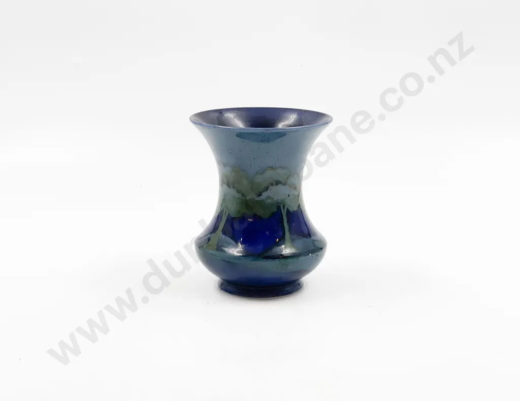 Moorcroft Moonlit Blue Vase (Repaired Rim) Image 1++