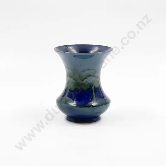 Moorcroft Moonlit Blue Vase (Repaired Rim)