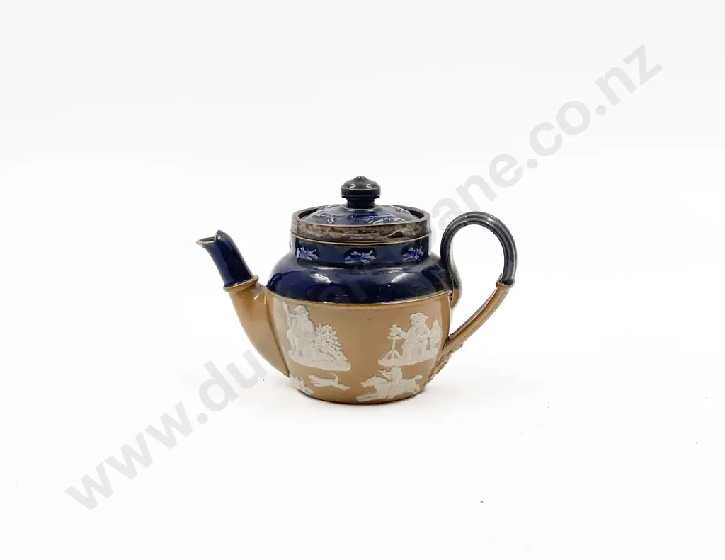 Royal Doulton Stoneware Small S/S Rimmed Teapot Image 1++