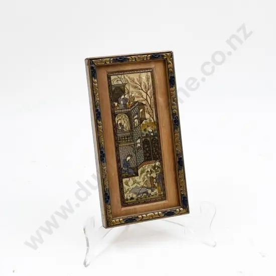 Small Framed Mughal Work on Ivory