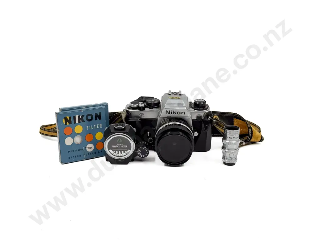Nikon FA Camera together with Assorted Accessories & Kinotel 8mm Movie Lens Image 1++