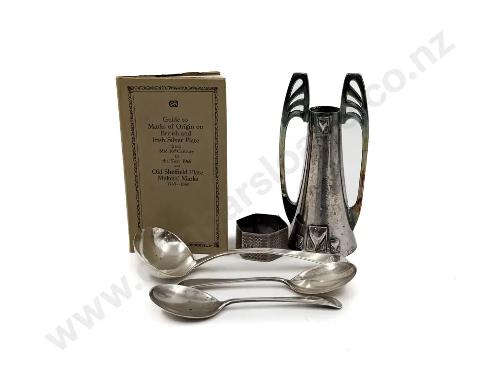 Four Pieces of Assorted S/S together with WMF Vase Image 1++