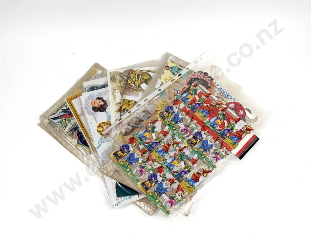 Quantity of Assorted Vintage Paper Scraps Image 1++
