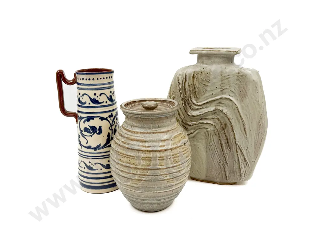 Pottery Vase & Two Others Image 1++