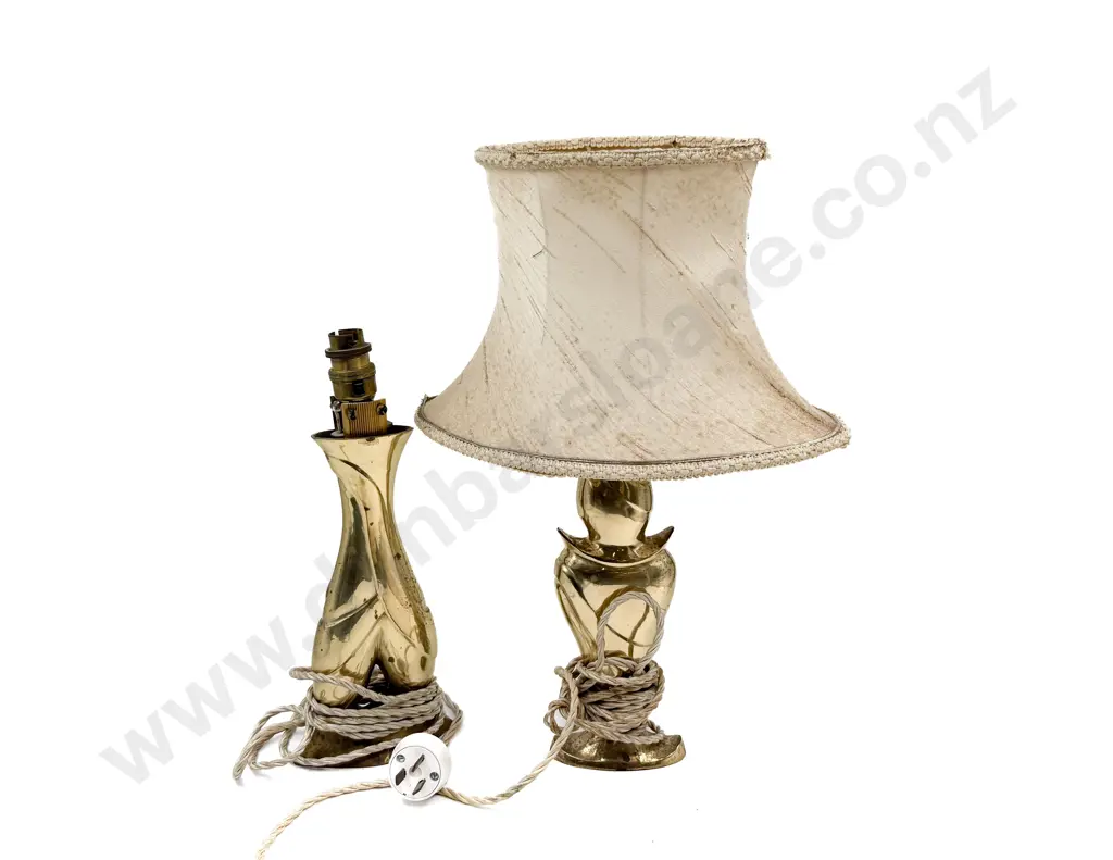 Four Brass Table Lamps Image 1++