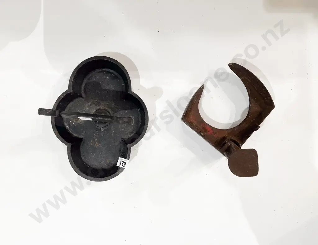 Wrought Iron Boot Scraper & Shoe Last Image 1++