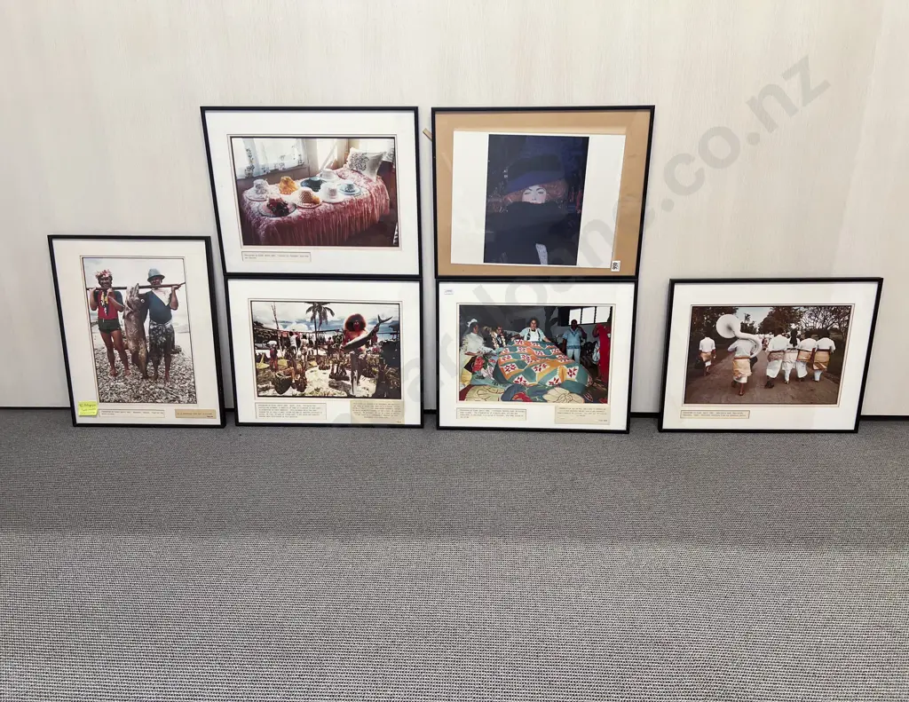 Quantity of Assorted Glen Jowitt Framed Photographs (Pacific Related etc) Image 1++