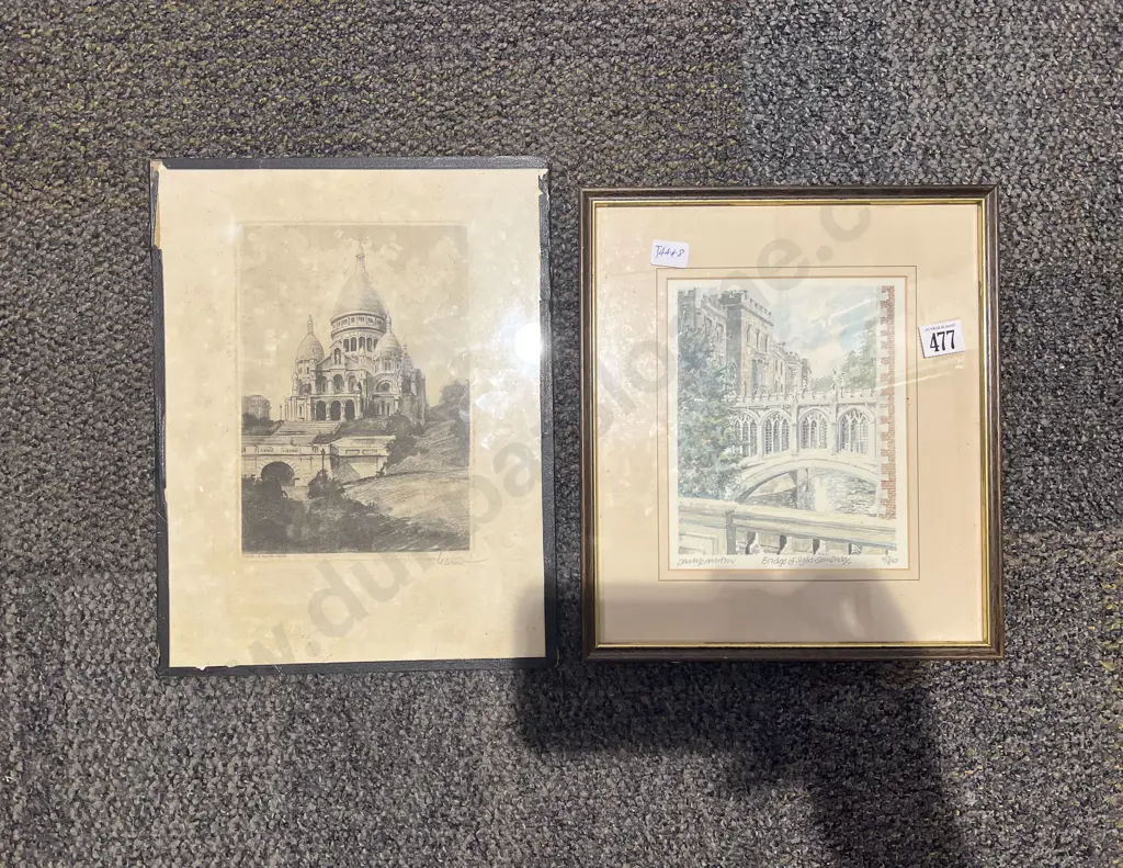 Philip Martin Ltd Edition together with Etching Image 1++