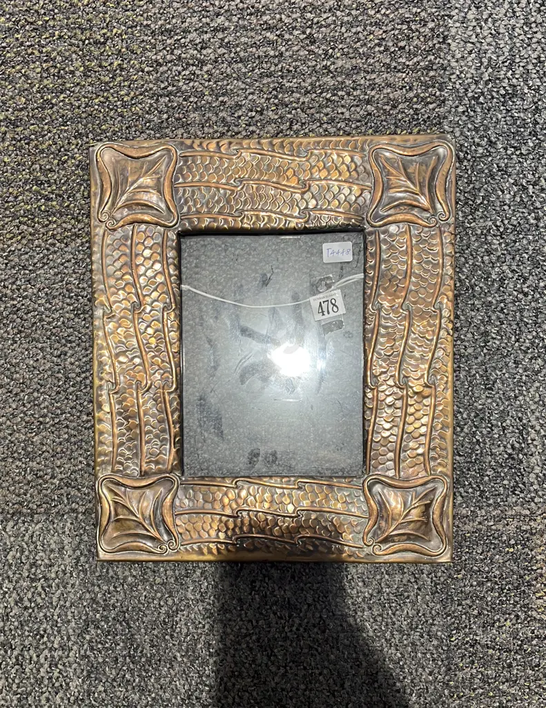 Art Nouveau Copper Picture Frame Image 1++