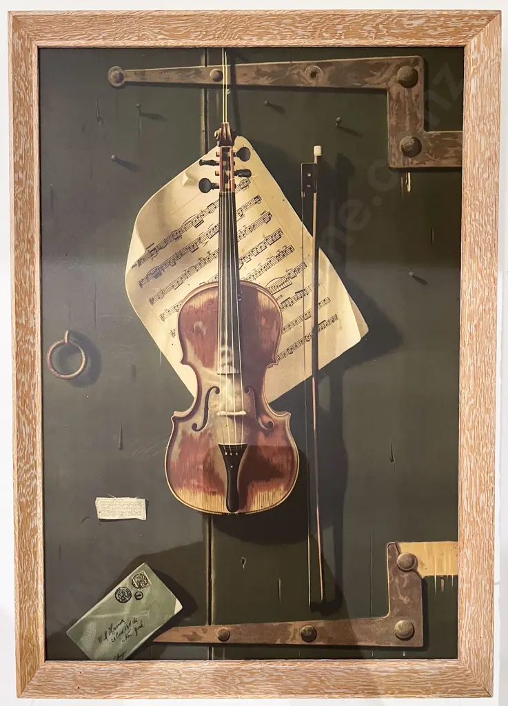 William Harnett - "The Old Refrain" - Print Image 1++
