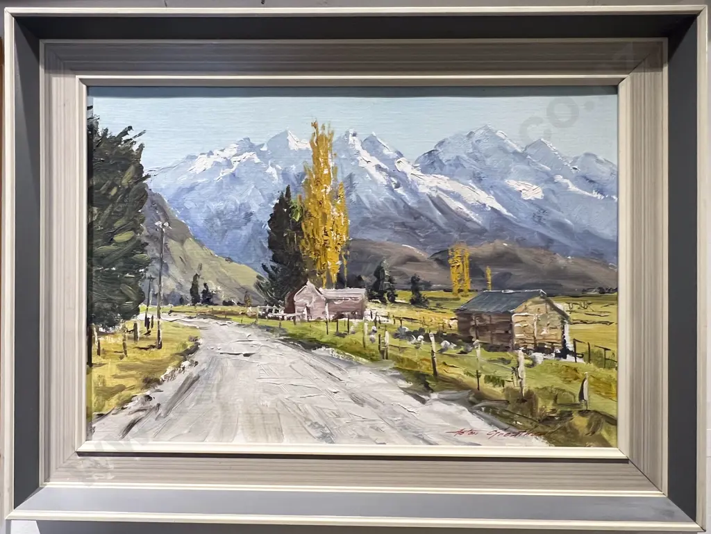 Aston Greathead - "Wanaka Road" - Oil on Board Image 1++