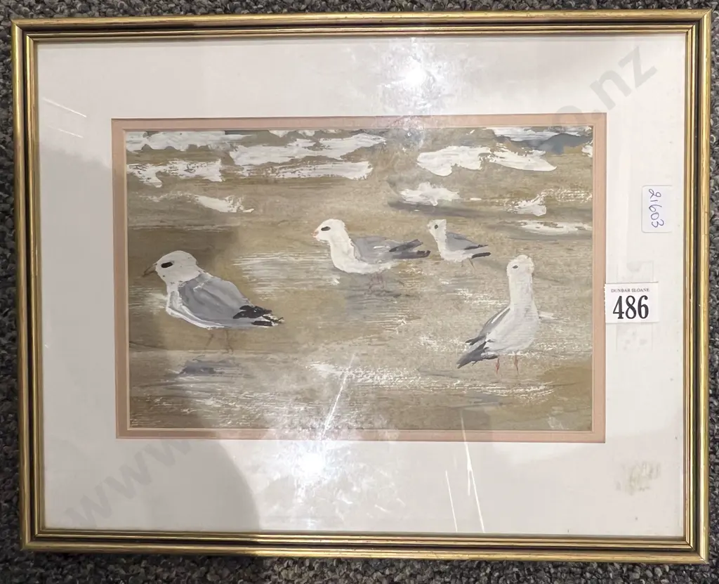 Unsigned - Mixed Media - Seagull Study Image 1++