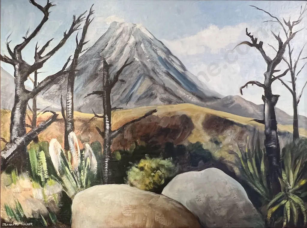 Jeanette Walker - Oil Mountain Study Image 1++