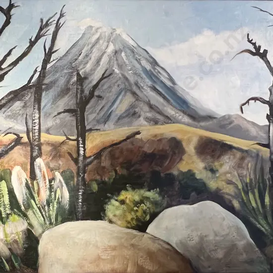 Jeanette Walker - Oil Mountain Study