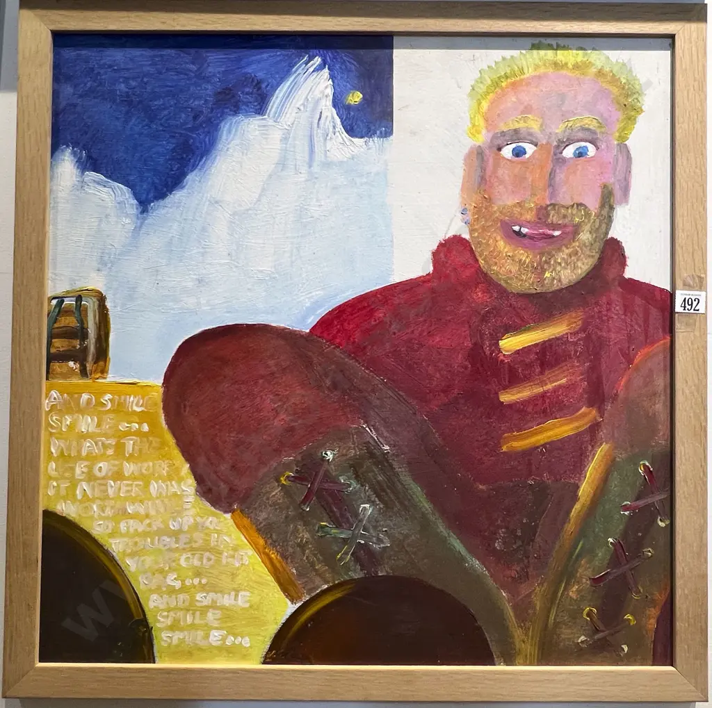Fergus Collinson - "Pack Up Your Troubles" - Oil on Board Image 1++