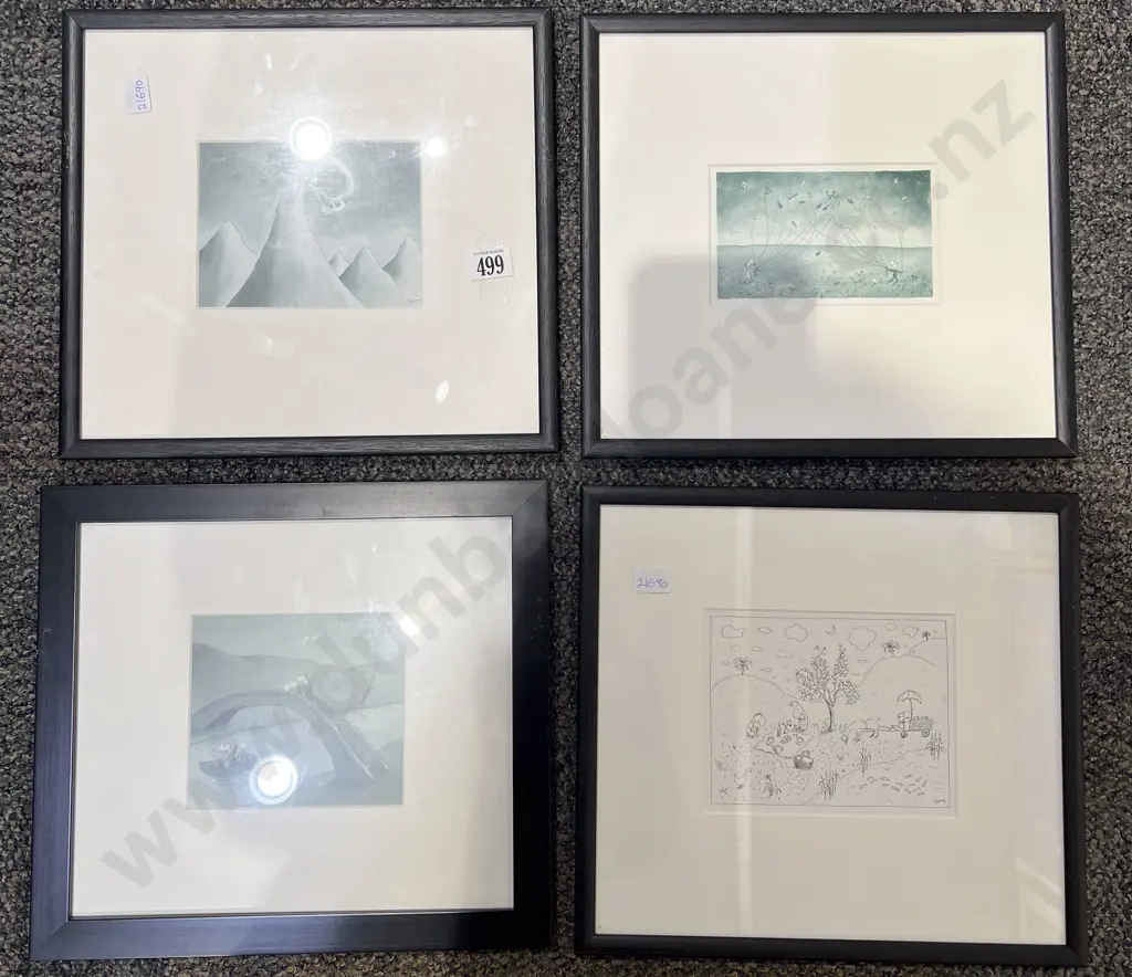 Four Assorted Leunig Prints Image 1++