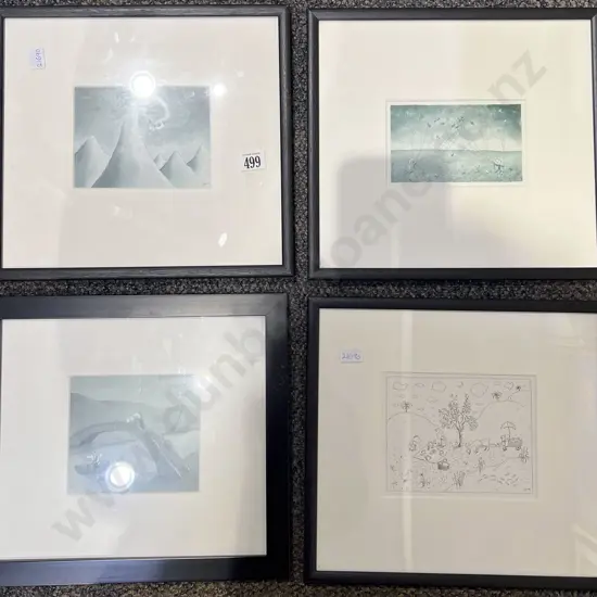 Four Assorted Leunig Prints