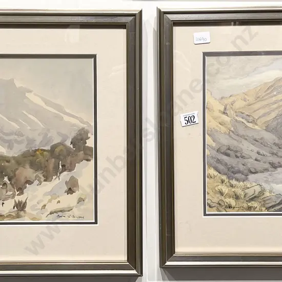 Two John L. Moore Watercolours
