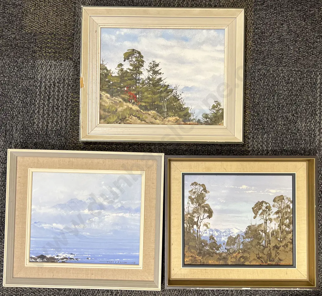 Three Oil Works by Alan D. Cooke Image 1++