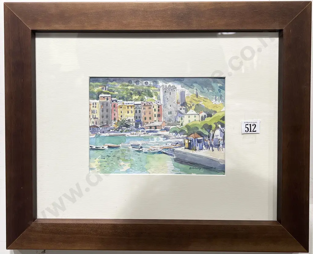 Wendy Masters - Harbour Scene - Watercolour Image 1++