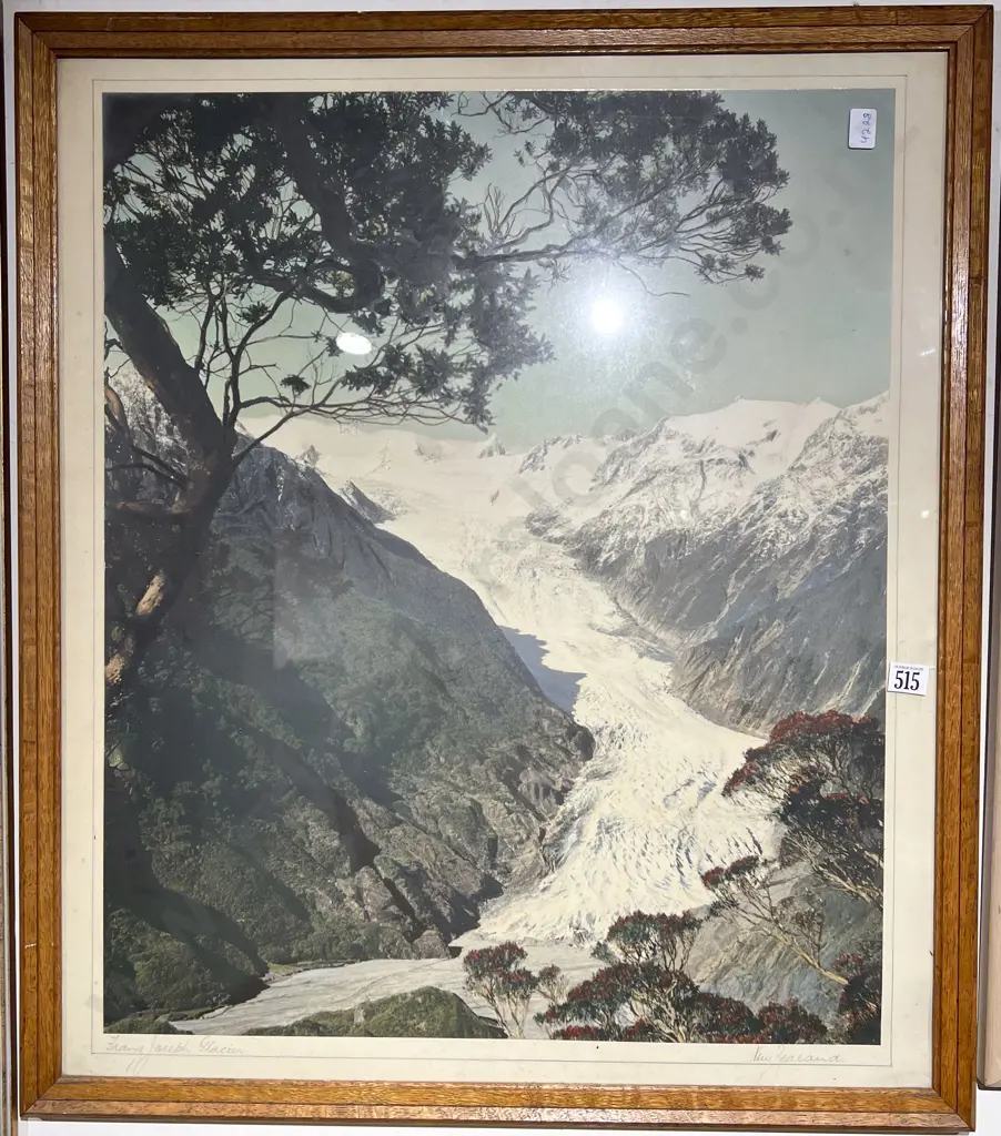 Unknown Artist - "Franz Josef Glacier" - Photographic Study Image 1++