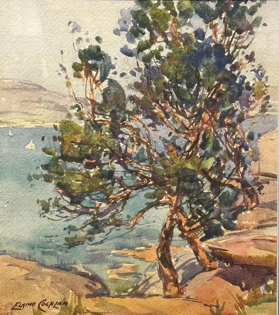 Elaine Coghlan - "View from Balmoral Beach" - Watercolour Image 1++