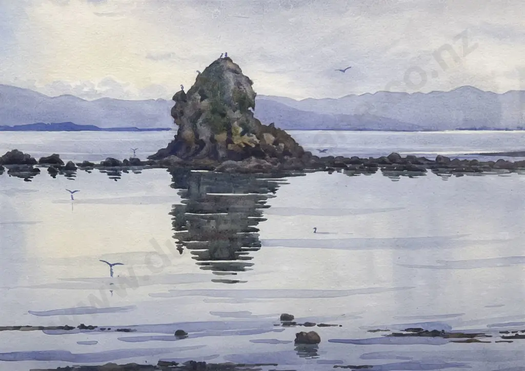 Marjorie Naylor - "Arrow Rock" - Watercolour Image 1++