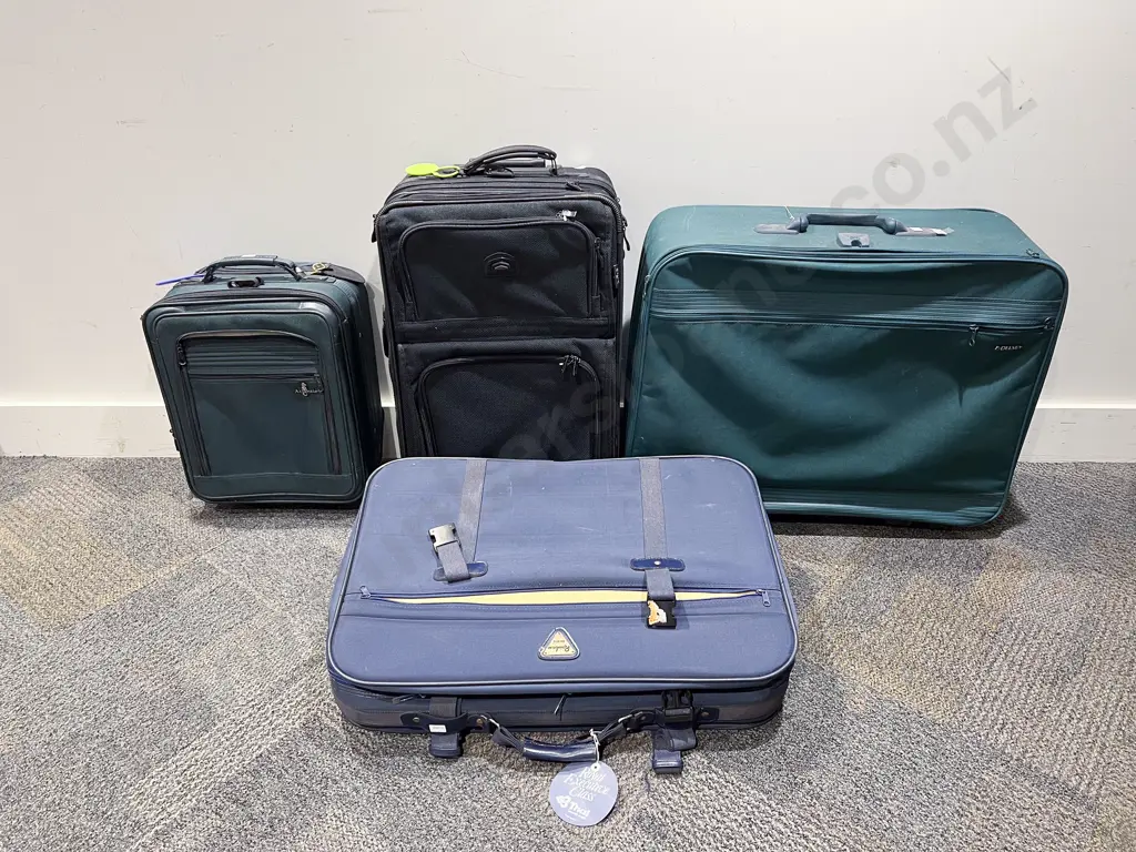 Four Pieces of Assorted Luggage Image 1++