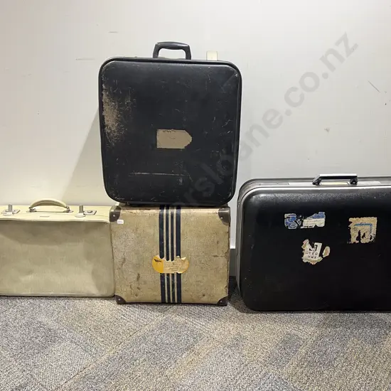 Four Pieces of Assorted Luggage