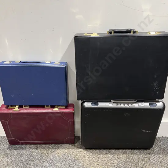 Four Assorted Briefcases