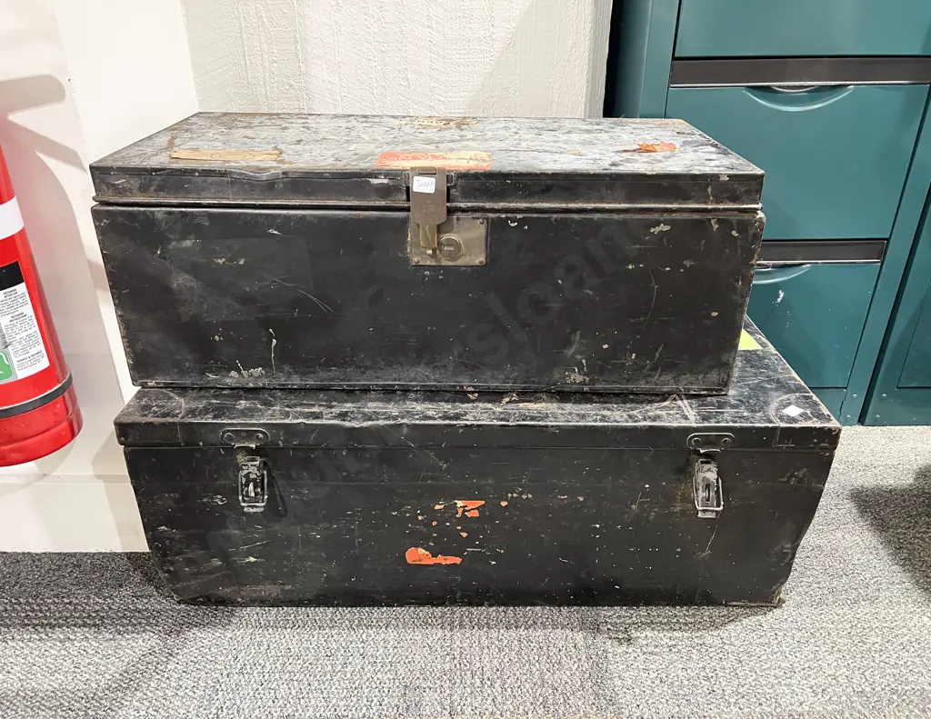Two Tin Trunks Image 1++