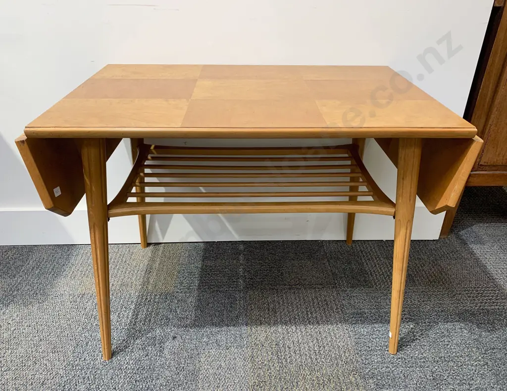 Mid Century Drop Side Occasional Table Image 1++