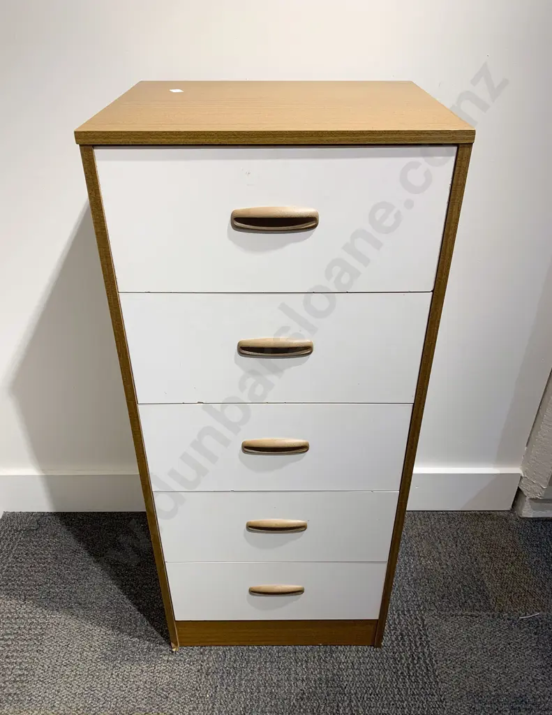 Modern Five Drawer Chest (MDF) Image 1++