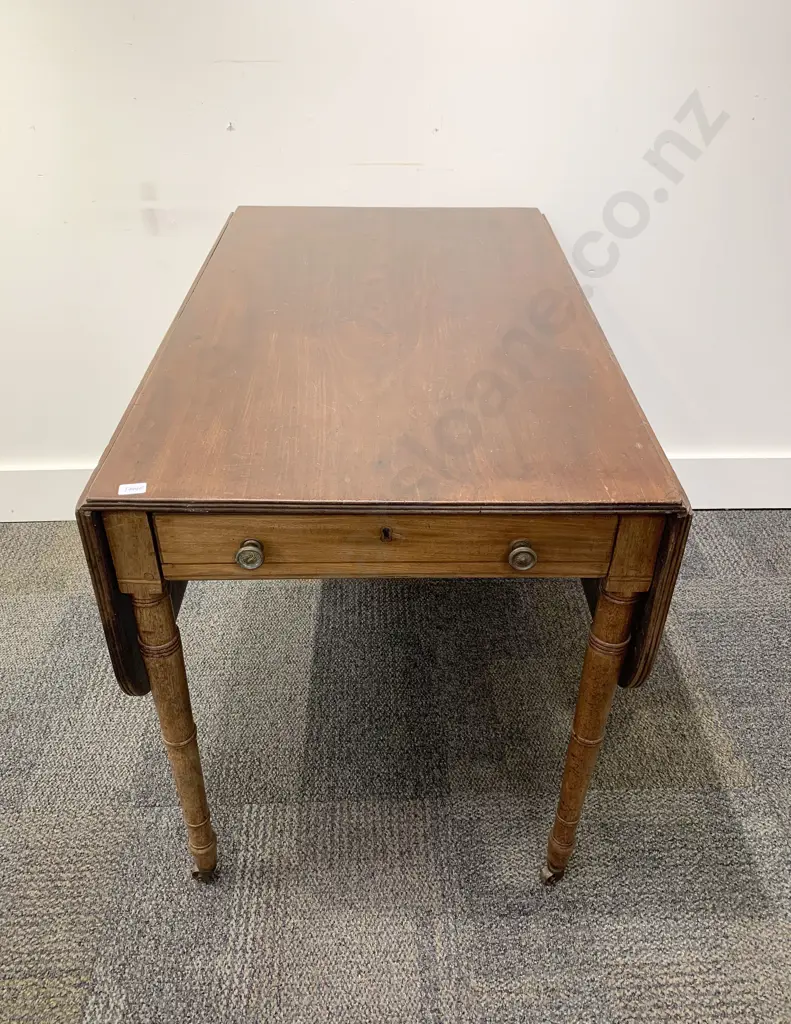Regency Mahogany Pembroke Table Image 1++