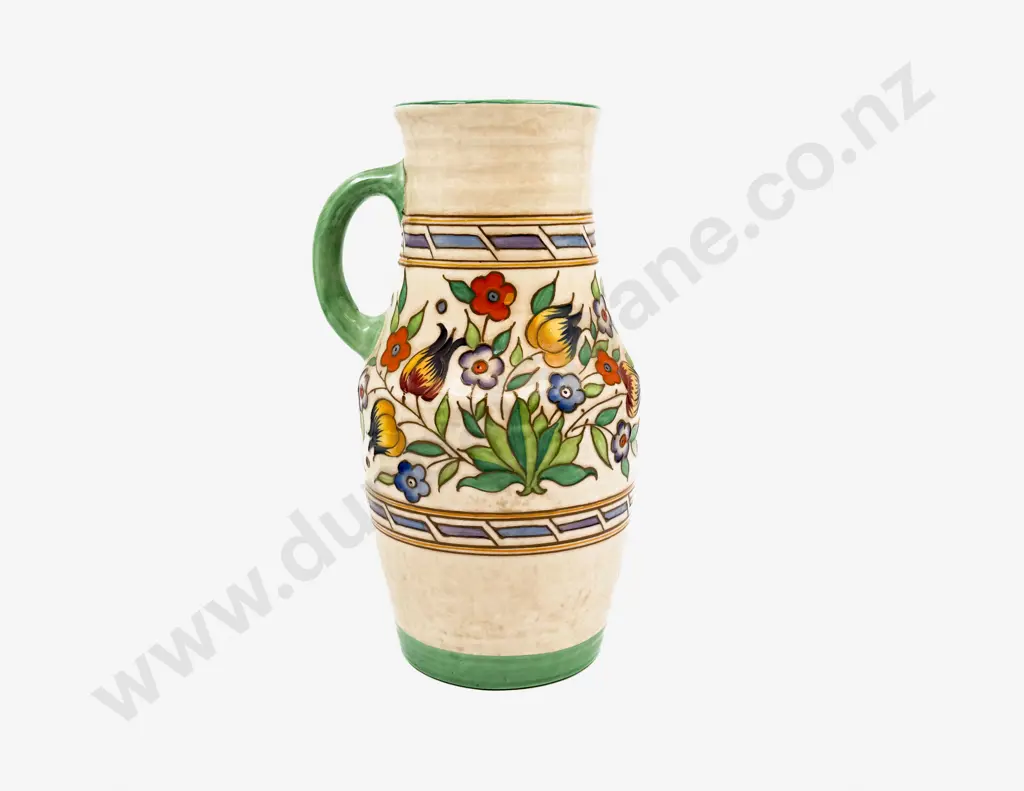 Burleigh Ware Charlotte Rhead Jug Image 1++
