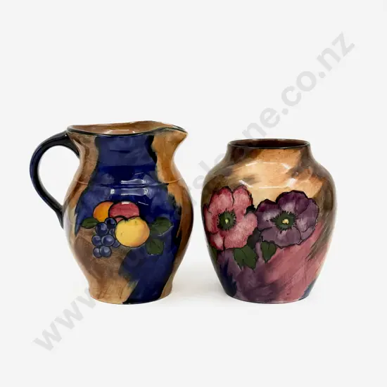 Tunstall Autumn Pattern Vase & Jug