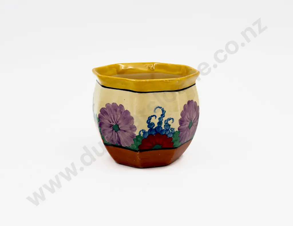 Clarice Cliff Bizarre Gayday Pattern Posy Pot Image 1++