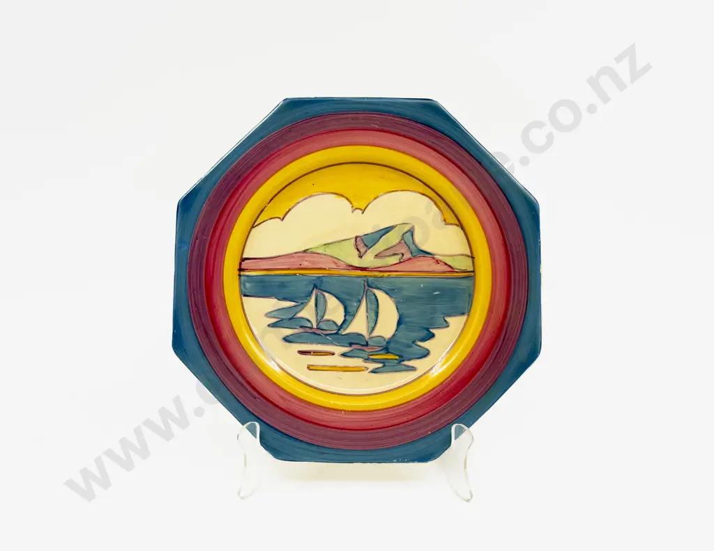 Clarice Cliff Bizarre Fantasque Plate Image 1++