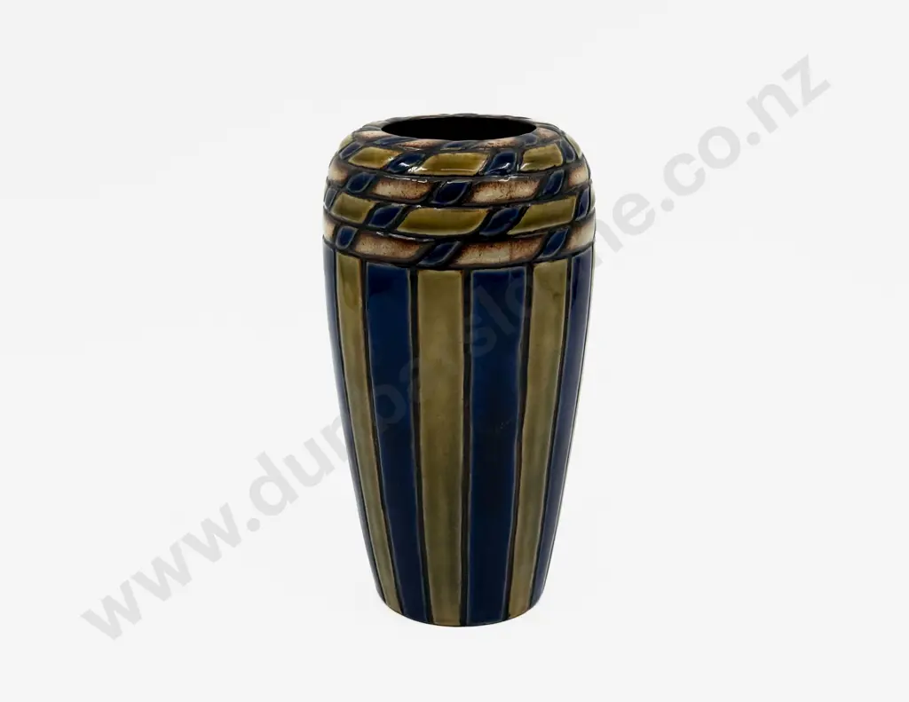 Royal Doulton Stoneware C1912 Studio Decorated Vase Image 1++