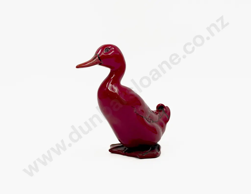 RD Flambe Centenary 1904 - 2004 Duck Ornament Image 1++