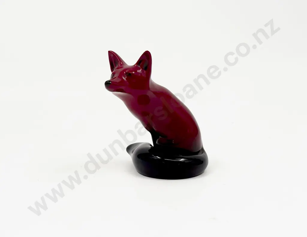 RD Flambe Fox Figure Image 1++