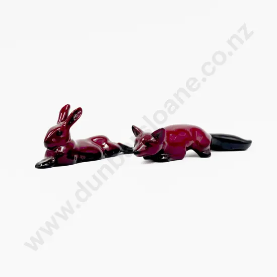 Two RD Flambe Figures