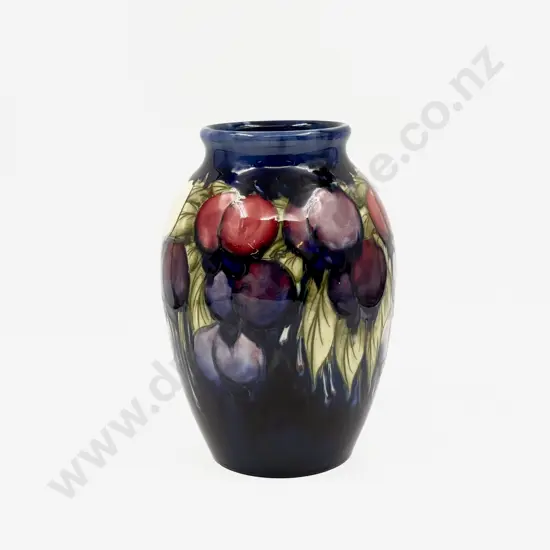 Signed William Moorcroft C1925 Wisteria Pattern Vase