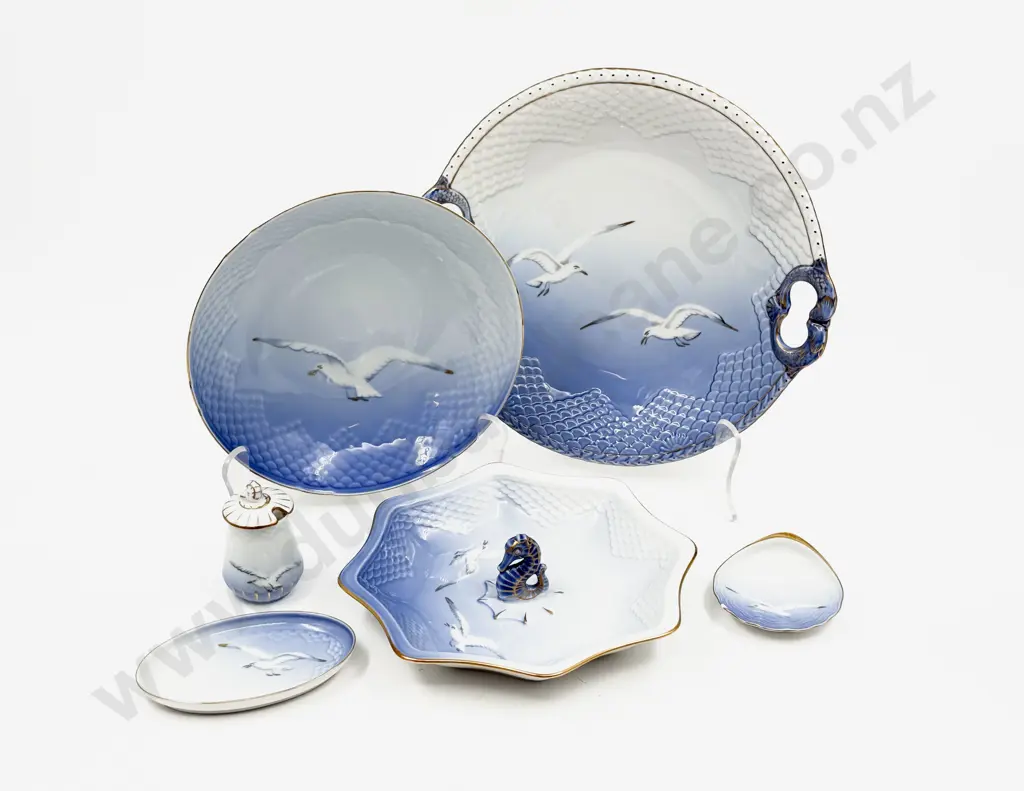 BIng & Grondahl of Copenhagen Denmark Seagull Pattern Six Place Setting Tea Ware Image 1++