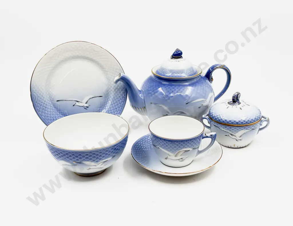 BIng & Grondahl of Copenhagen Denmark Seagull Pattern Six Place Setting Tea Ware Image 1++