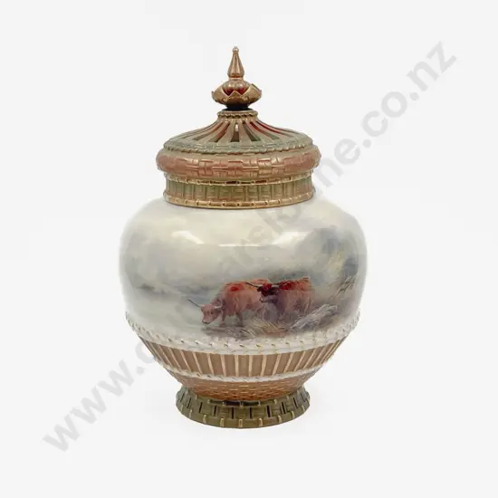 Royal Worcester Covered Urn