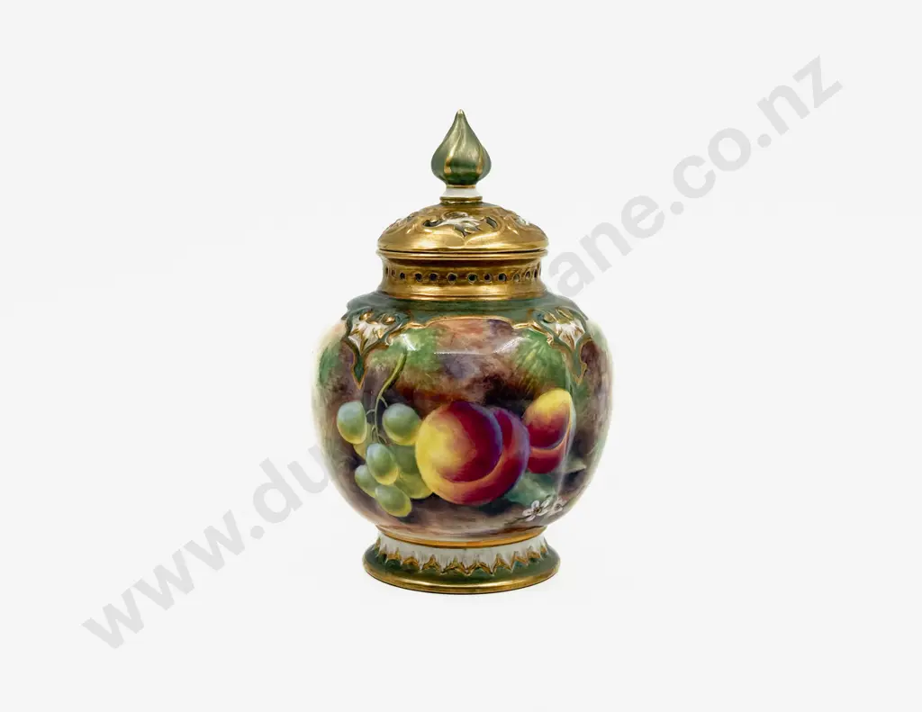 Royal Worcester Urn With Cover Image 1++