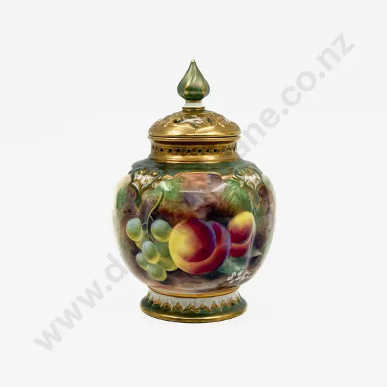 Royal Worcester Urn With Cover