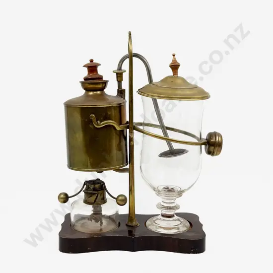 European Late C19th Vacuum Siphon Coffee Maker